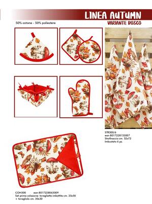 SET AMERICANO+TOVAGLIOLO AUTUMN CON300 35X50 Tellini S.R.L. Großhandelskleidung
